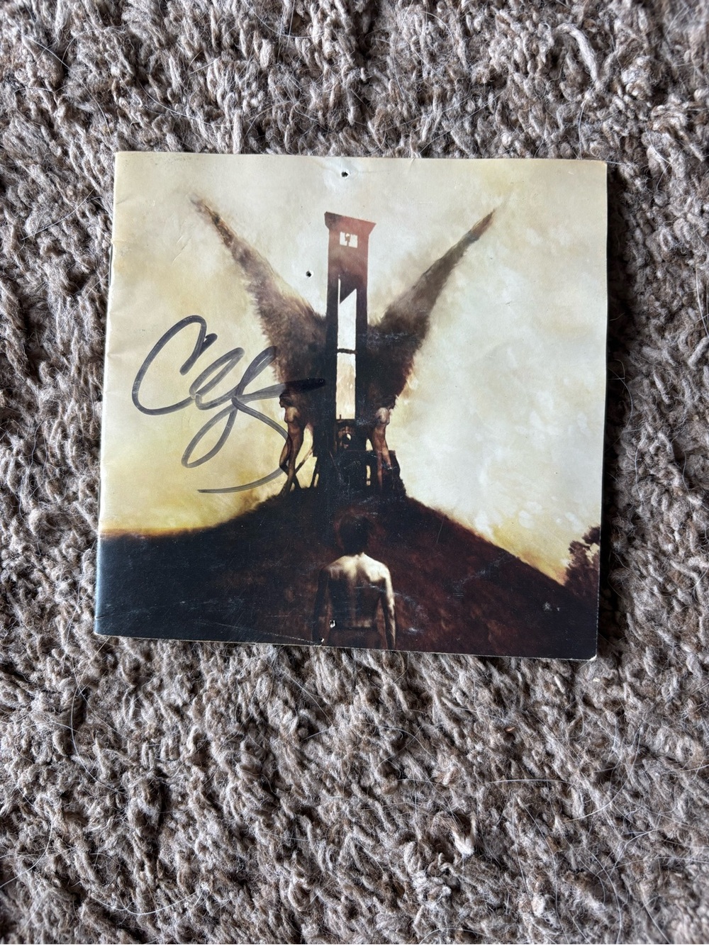 Autographed Claudio Sanchez(coheed and cambria)  cd insert